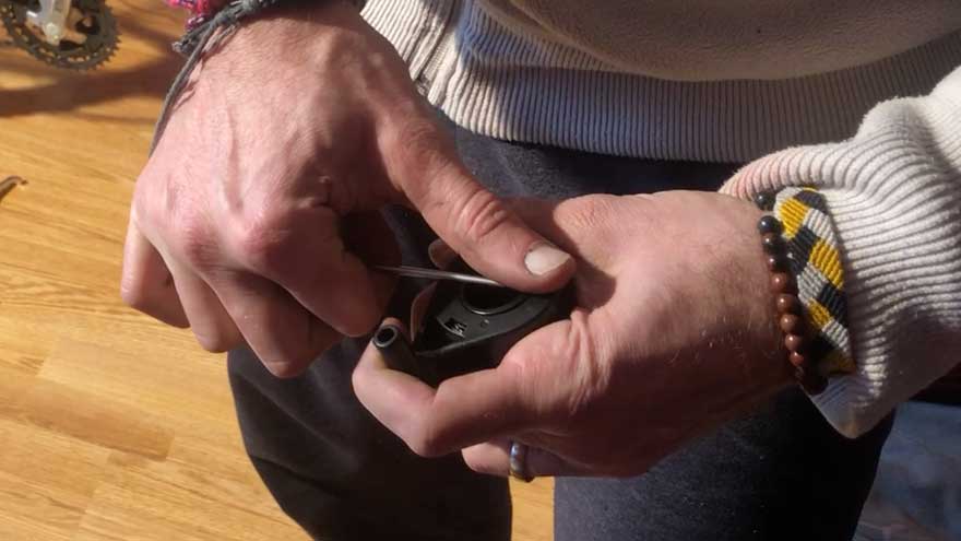 removing inner ring from SRAM Grip Shift